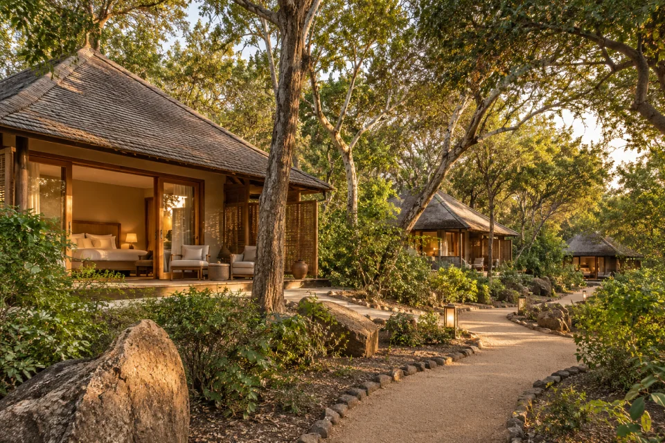A peaceful villa surrounded by nature